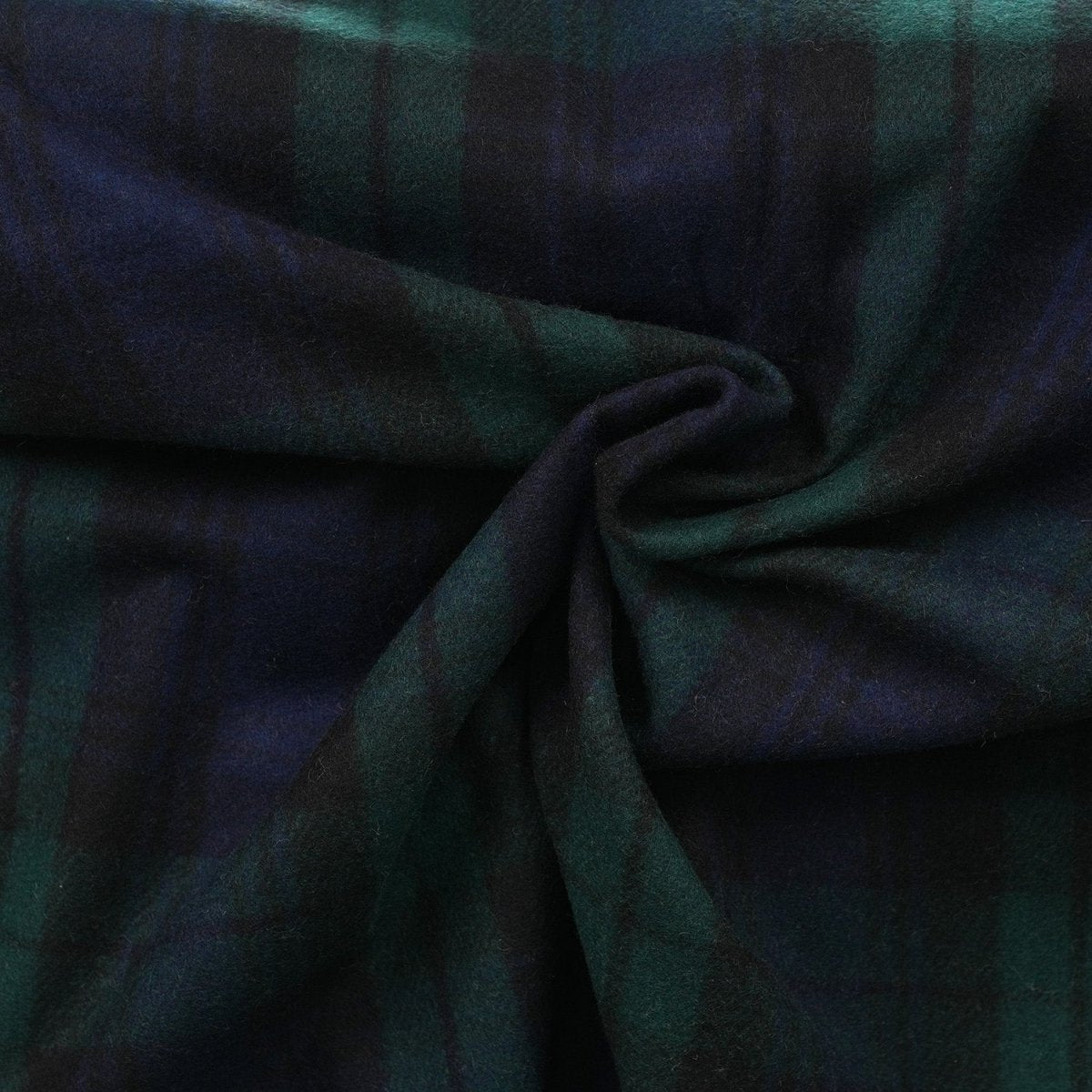 Tartan Wool Blend Blanket Throw – Soft Plaid Sofa & Bed Blanket - Black Watch - Heritage Of Scotland -