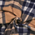 Tartan Wool Blend Blanket Throw – Soft Plaid Sofa & Bed Blanket - Exploded Scotty Thomson Camel - Heritage Of Scotland -