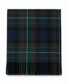 Tartan Wool Blend Blanket Throw – Soft Plaid Sofa & Bed Blanket - Ferguson - Heritage Of Scotland -