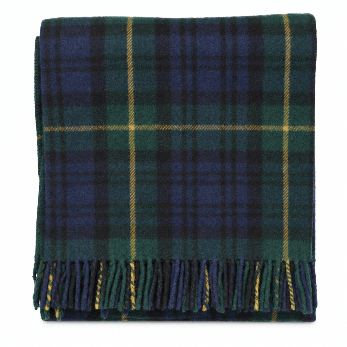 Tartan Wool Blend Blanket Throw – Soft Plaid Sofa & Bed Blanket - Gordon - Heritage Of Scotland -