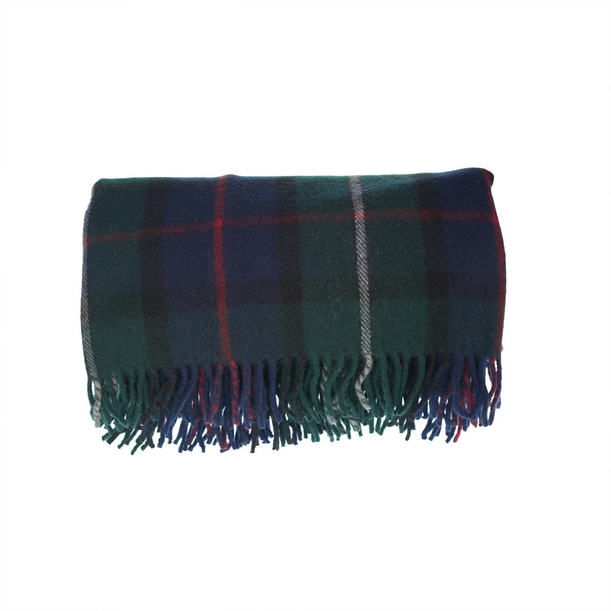 Tartan Wool Blend Blanket Throw – Soft Plaid Sofa & Bed Blanket - Mackenzie - Heritage Of Scotland -