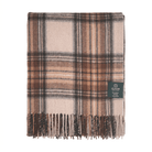 Tartan Wool Blend Blanket Throw – Soft Plaid Sofa & Bed Blanket - STEWART NATURAL DRESS - Heritage Of Scotland -