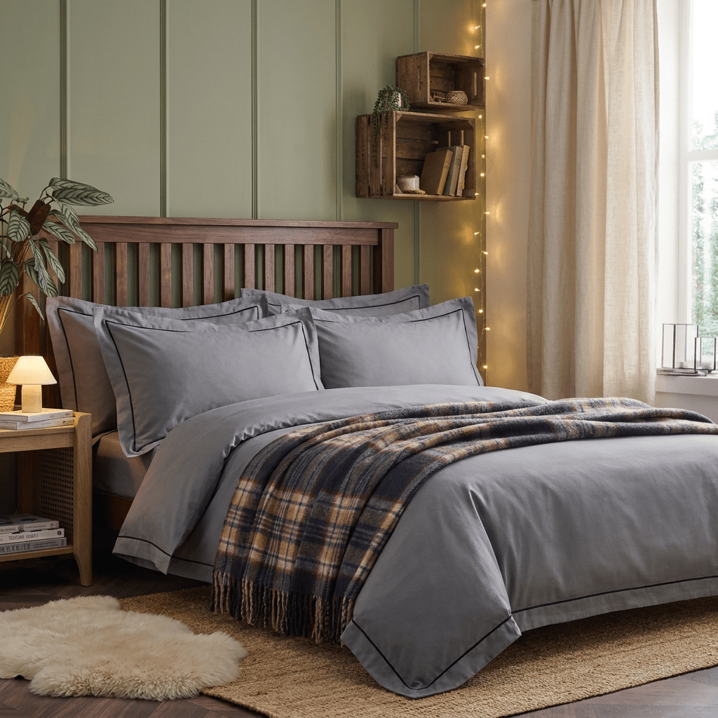 Tartan Wool Blend Blanket Throw – Soft Plaid Sofa & Bed Blanket - Stewart Navy - Heritage Of Scotland -