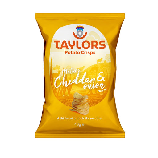 Taylors Crisps Cheddar & Onion - Heritage Of Scotland - NA
