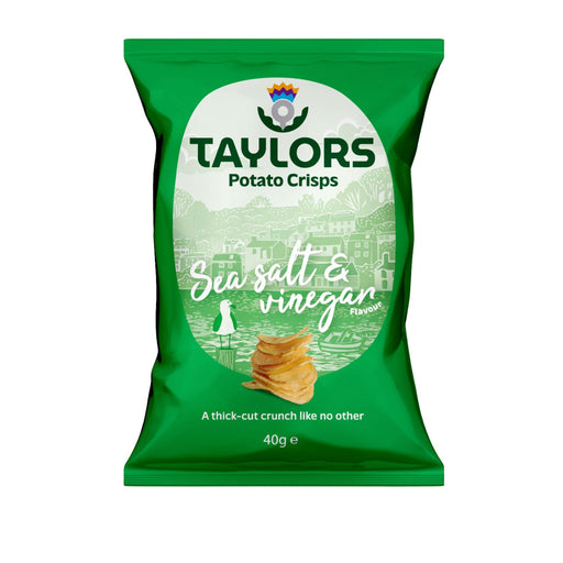 Taylors Sea Salt/Malt Vinegar Crisps - Heritage Of Scotland - N/A
