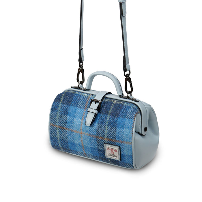 The Medium Doctor Bag Blue Tartan - Heritage Of Scotland - BLUE TARTAN