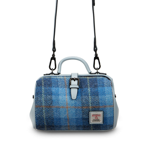 The Medium Doctor Bag Blue Tartan - Heritage Of Scotland - BLUE TARTAN