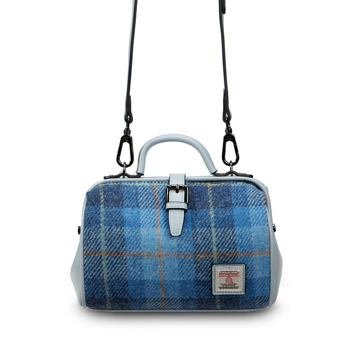 The Medium Doctor Bag Blue Tartan - Heritage Of Scotland - BLUE TARTAN