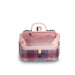 The Medium Doctor Bag Pink Blue Tartan - Heritage Of Scotland - PINK BLUE TARTAN