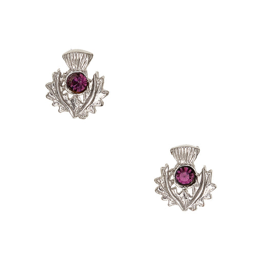 Thistle Stone Earings - Heritage Of Scotland - 239ES