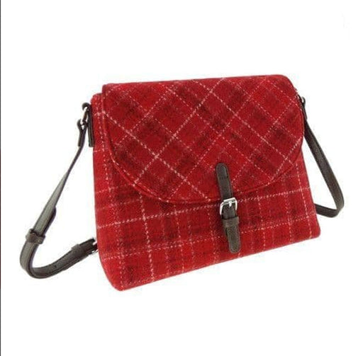 Torridon Shoulder Bag Red Check - Heritage Of Scotland - RED CHECK