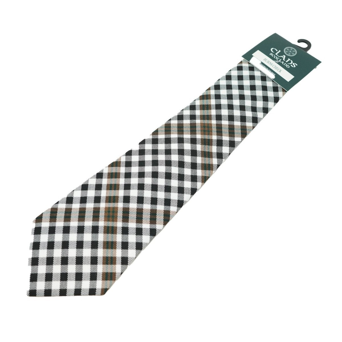 Traditional Scottish Clan Tartan Tie – Traditional Plaid Necktie - BURNS CHECK - Heritage Of Scotland -