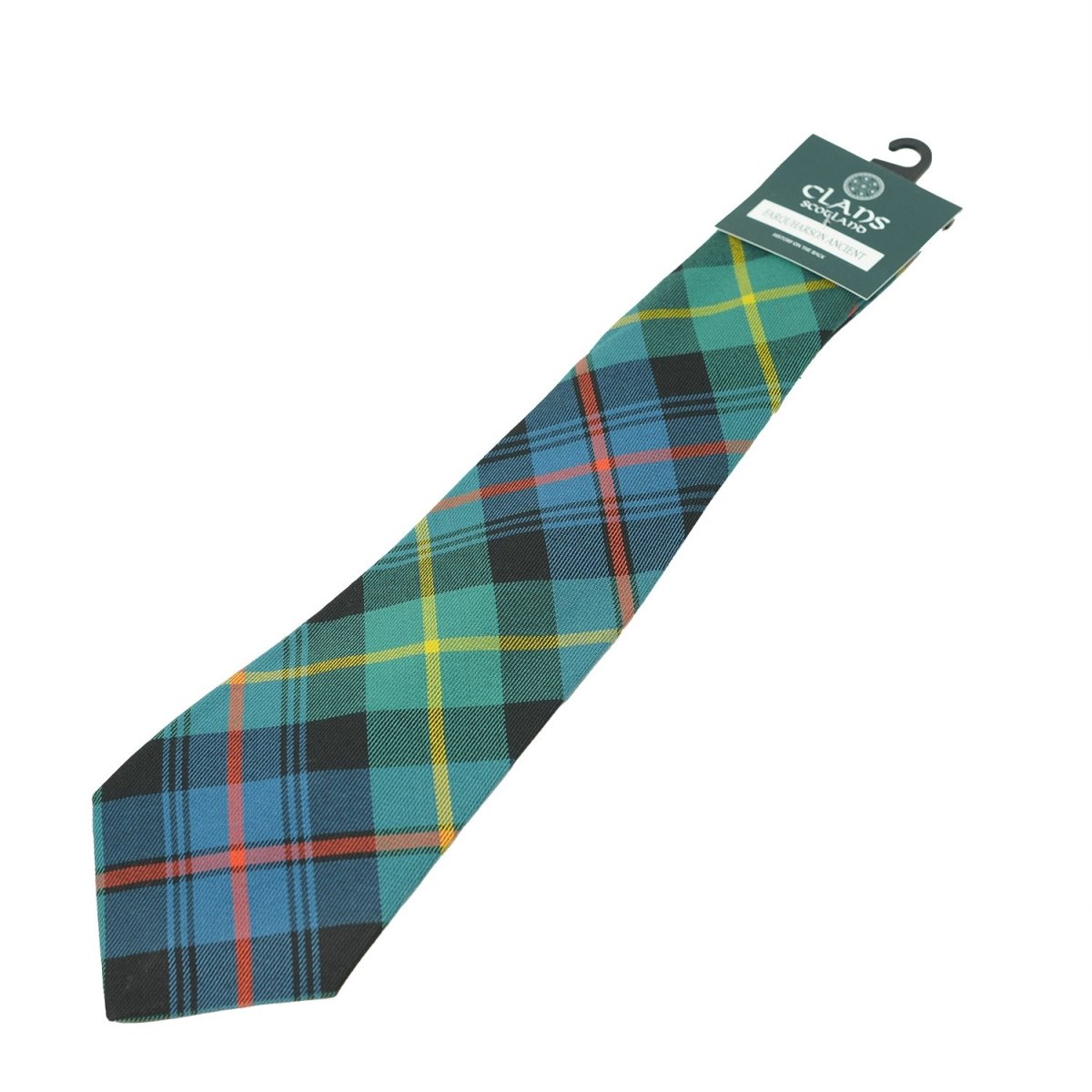 Traditional Scottish Clan Tartan Tie – Traditional Plaid Necktie - FARQUHARSON ANCIENT - Heritage Of Scotland -