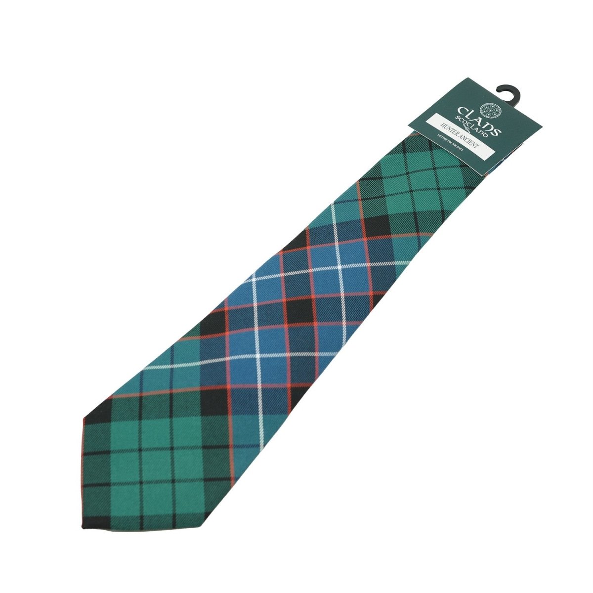 Traditional Scottish Clan Tartan Tie – Traditional Plaid Necktie - HUNTER ANCIENT - Heritage Of Scotland -