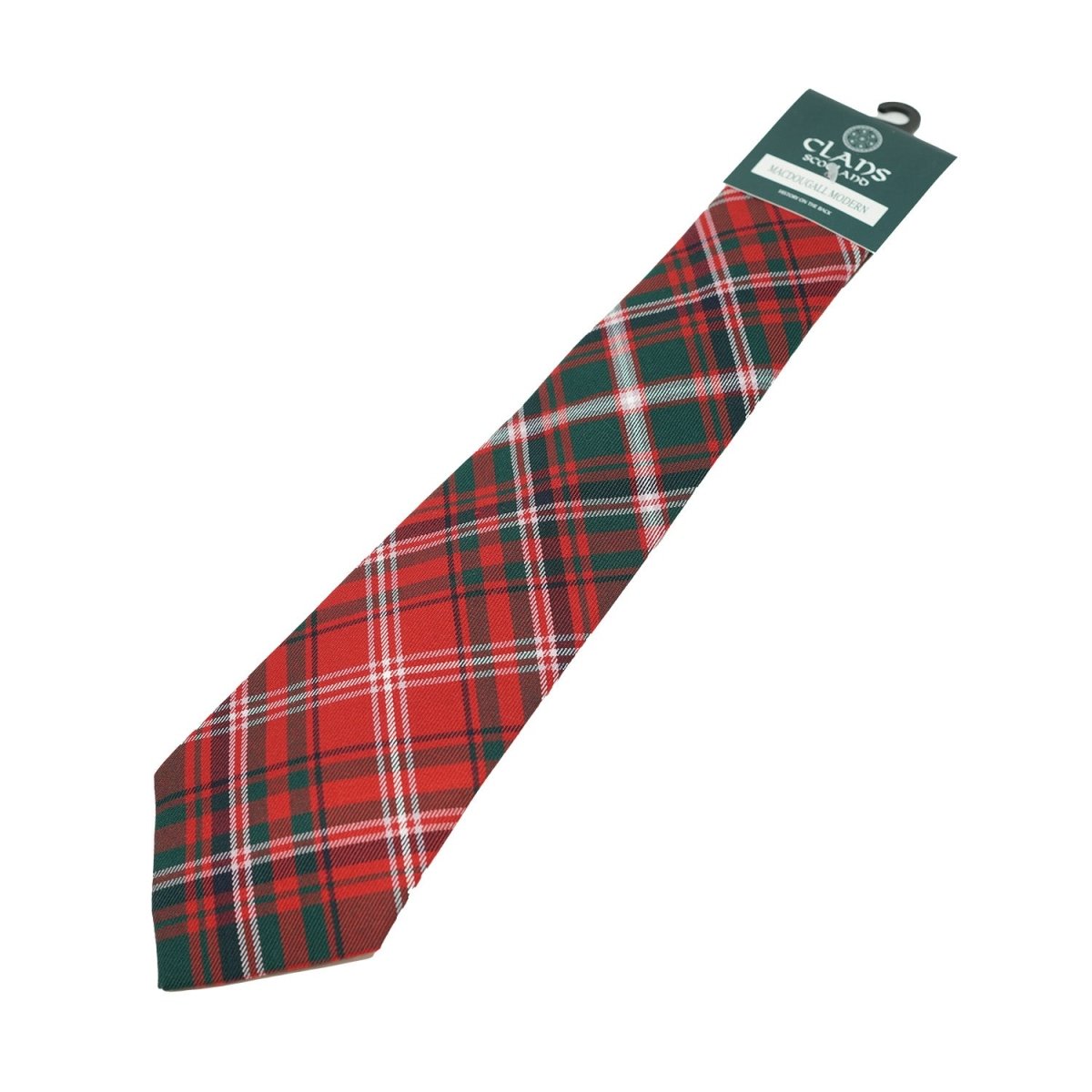 Traditional Scottish Clan Tartan Tie – Traditional Plaid Necktie - MACDOUGALL - Heritage Of Scotland -