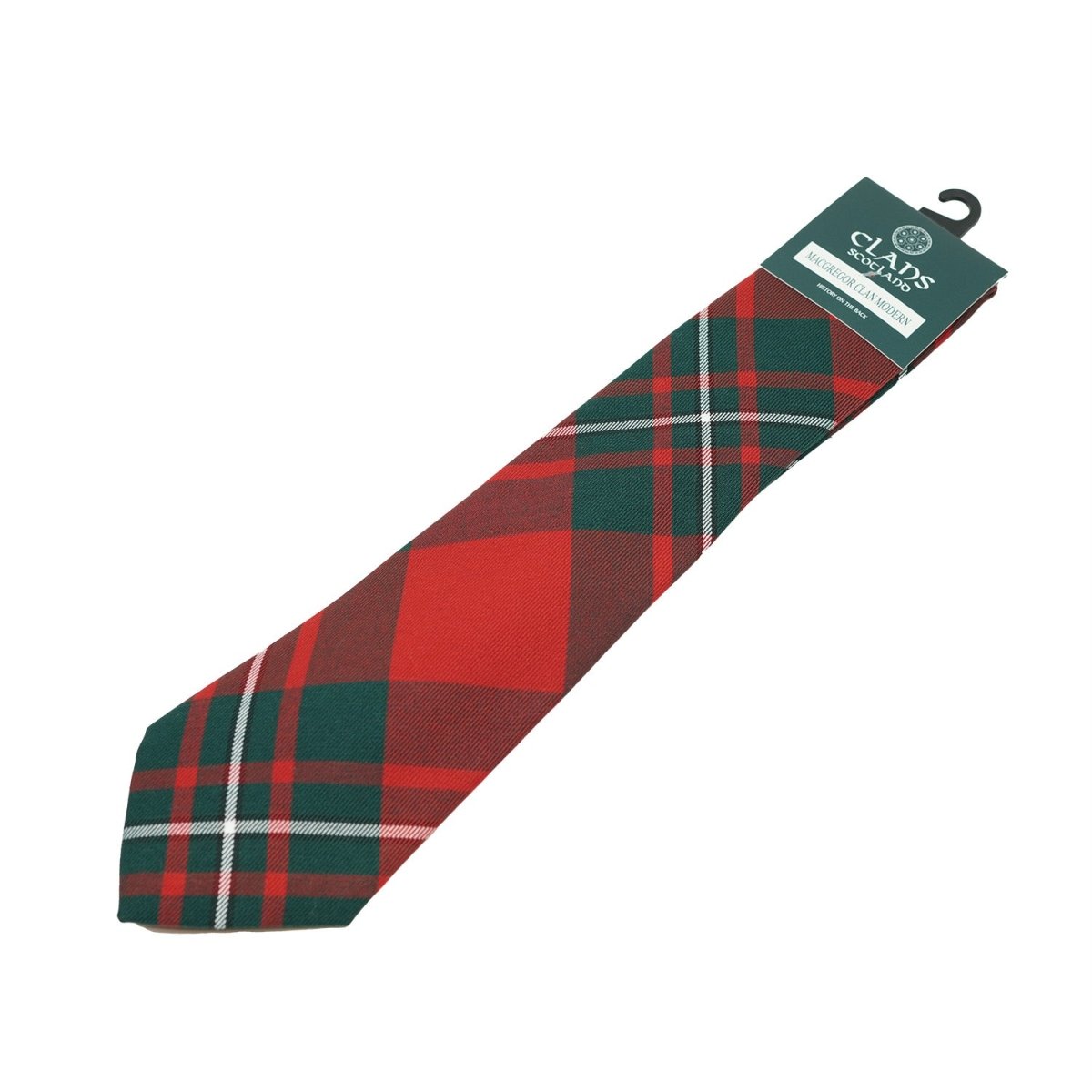 Traditional Scottish Clan Tartan Tie – Traditional Plaid Necktie - MACGREGOR CLAN - Heritage Of Scotland -