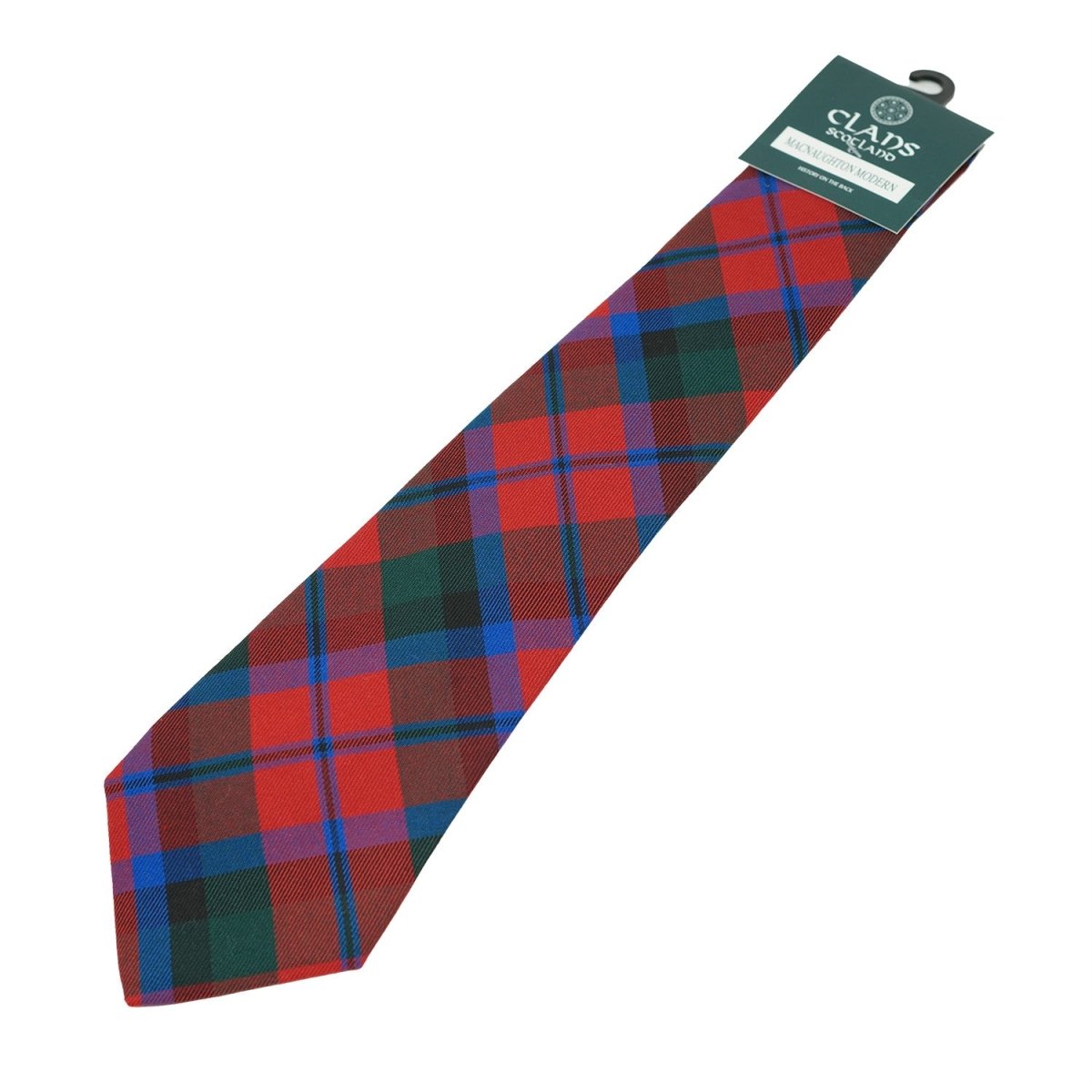 Traditional Scottish Clan Tartan Tie – Traditional Plaid Necktie - MACNAUGHTON - Heritage Of Scotland -
