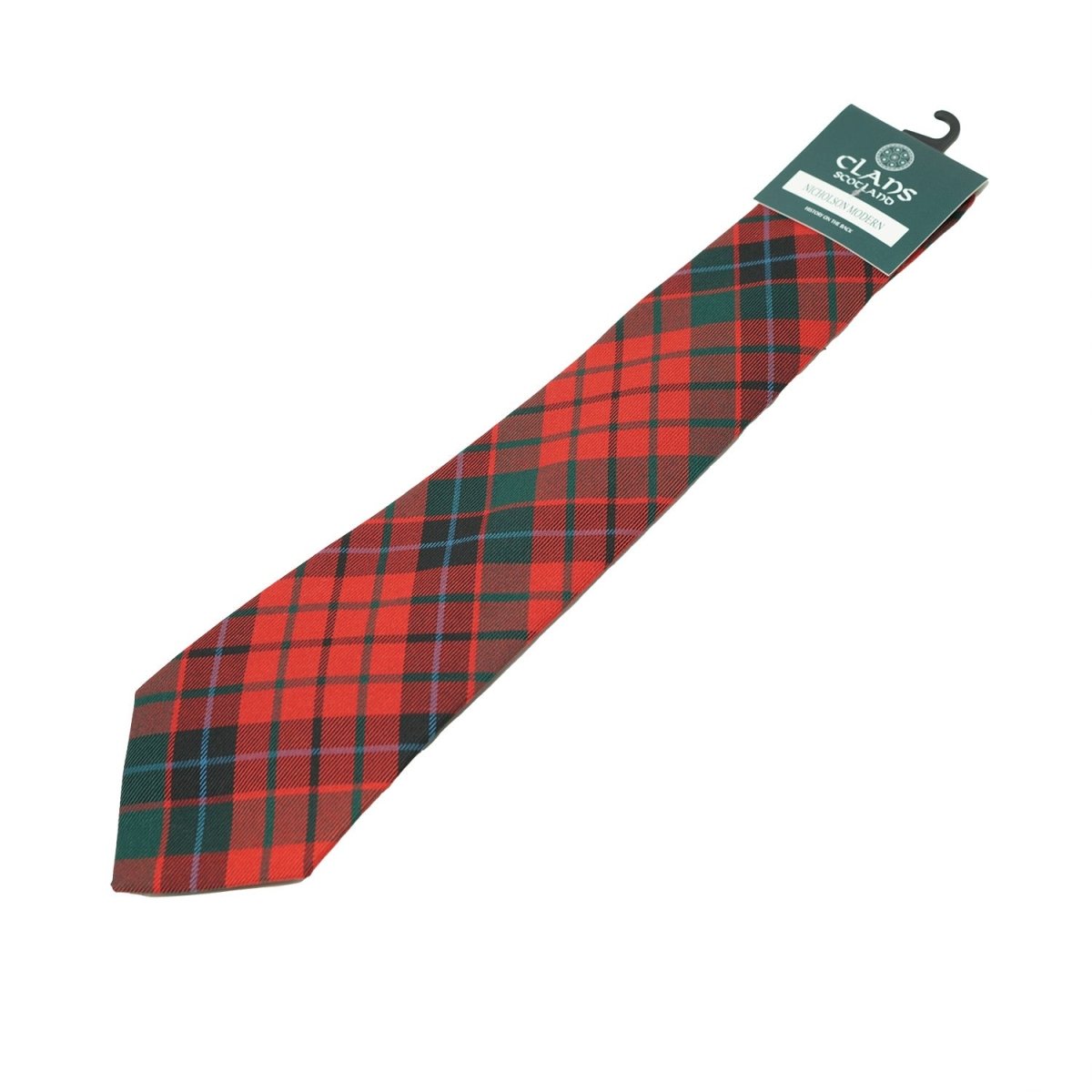 Traditional Scottish Clan Tartan Tie – Traditional Plaid Necktie - NICHOLSON - Heritage Of Scotland -