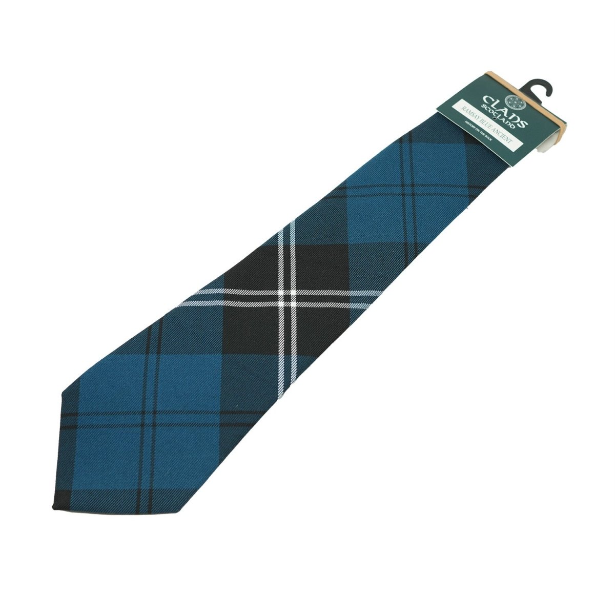Traditional Scottish Clan Tartan Tie – Traditional Plaid Necktie - RAMSAY BLUE ANCIENT - Heritage Of Scotland -