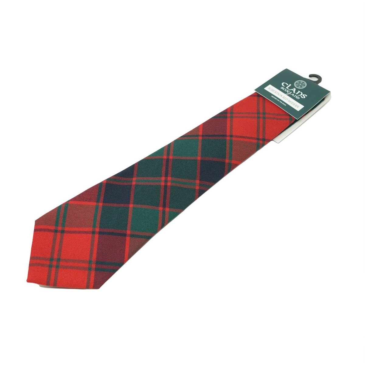 Traditional Scottish Clan Tartan Tie – Traditional Plaid Necktie - ROBERTSON RED - Heritage Of Scotland -