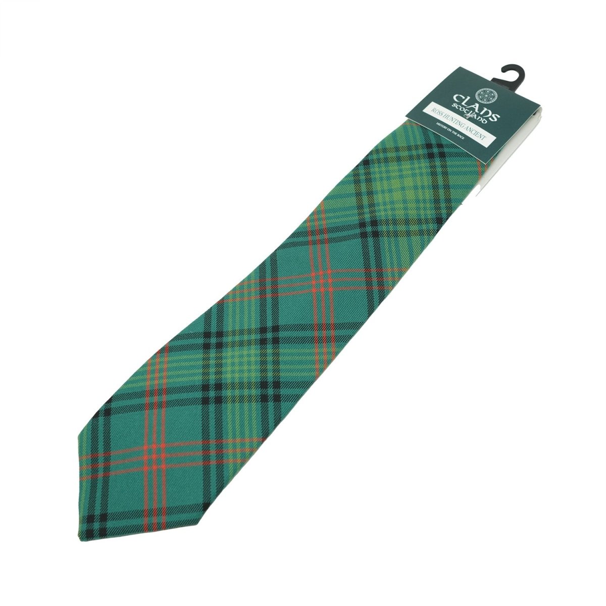 Traditional Scottish Clan Tartan Tie – Traditional Plaid Necktie - ROSS HUNTING ANCIENT - Heritage Of Scotland -