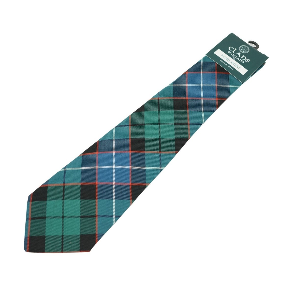 Traditional Scottish Clan Tartan Tie – Traditional Plaid Necktie - RUSSELL ANCIENT - Heritage Of Scotland -