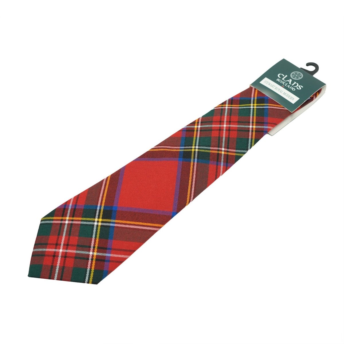 Traditional Scottish Clan Tartan Tie – Traditional Plaid Necktie - STEWART ROYAL - Heritage Of Scotland -