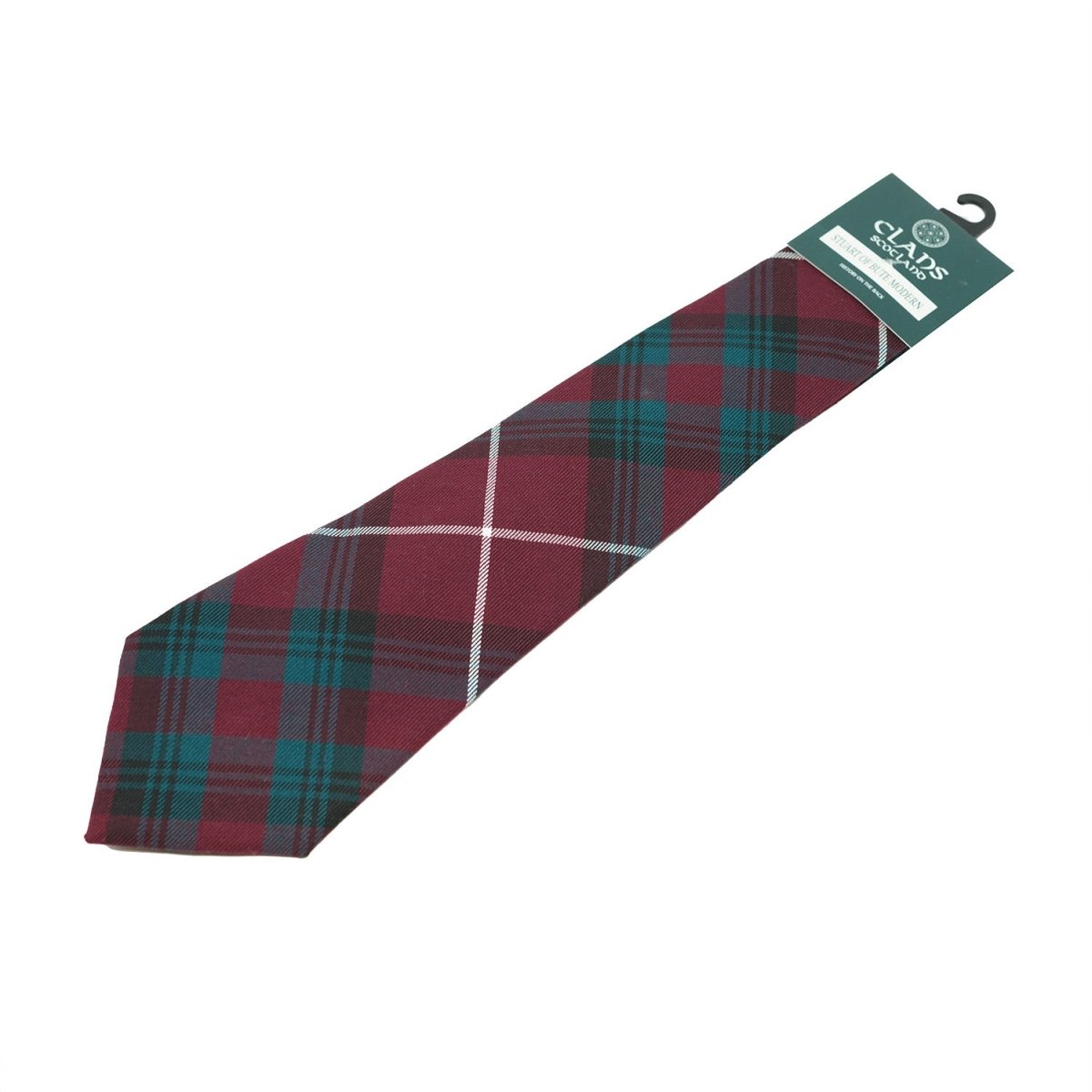 Traditional Scottish Clan Tartan Tie – Traditional Plaid Necktie - STUART OF BUTE - Heritage Of Scotland -