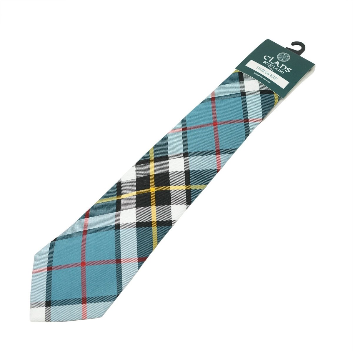 Traditional Scottish Clan Tartan Tie – Traditional Plaid Necktie - THOMSON BLUE - Heritage Of Scotland -