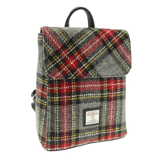 Tummel Backpack Grey/Red Tartan - Heritage Of Scotland - GREY/RED TARTAN