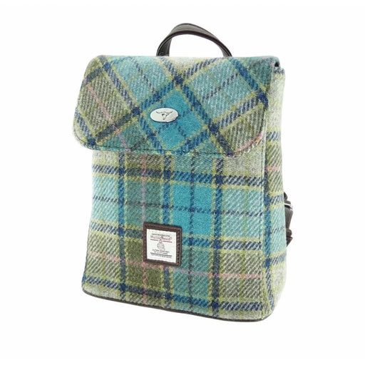 Tummel Backpack Turqoise Tartan - Heritage Of Scotland - Turqoise Tartan