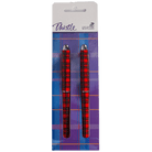 Twin - Pack Tartan Ball - Point Pens – Nessie, Piper, or Classic Red Tartan - Heritage Of Scotland - Classic Red Tartan