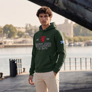 Unisex Scotland Hoodie Green – Lion Rampant Pullover - Heritage Of Scotland - XS