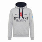Unisex Scotland Hoodie Grey – Lion Rampant Pullover - Heritage Of Scotland - XS