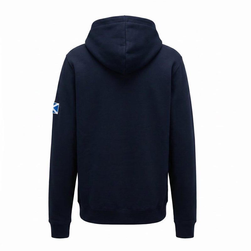 Unisex Scotland Hoodie Navy – Glasgow Lion Rampant Pullover - Heritage Of Scotland - XS