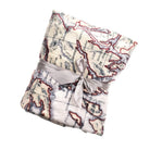 Vintage Scotland Map Print Fleece Throw Blanket - Heritage Of Scotland -