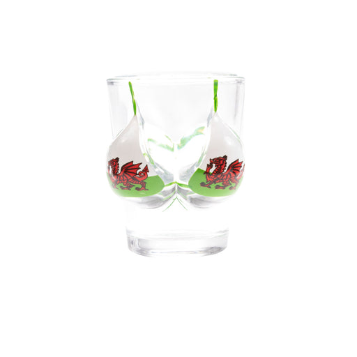 Wales Flag Boobies Shot Glass - Heritage Of Scotland - NA