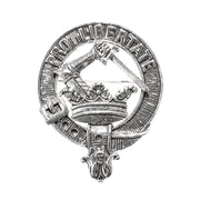 Wallace Clan Badge, Kilt Pin, Lapel Pin, Cufflinks, Keyring/Key Fob & Gift Set — Fine Pewter by Art Pewter — Made in Scotland (Shiny Finish) - Heritage Of Scotland - Badge