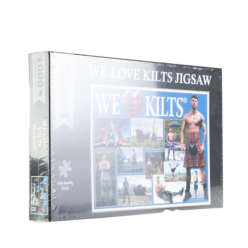 We Love Kilts 1000 Piece Jigsaw - Heritage Of Scotland - BLUE