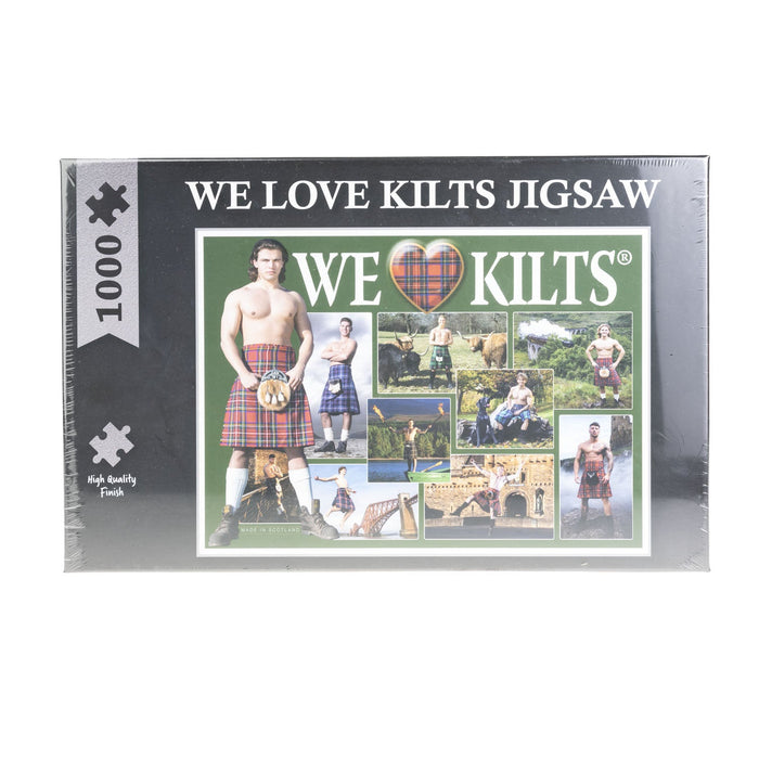 We Love Kilts 1000 Piece Jigsaw Green - Heritage Of Scotland - GREEN