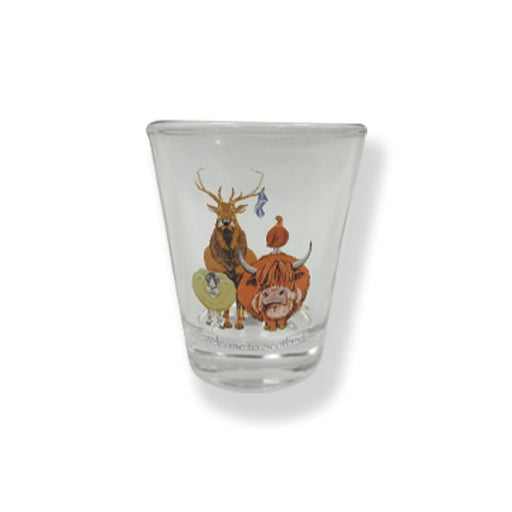 Welcome To Scotland Shot Glass - Heritage Of Scotland - N/A