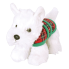 Westie with Tartan Jacket – 15cm Scottish Dog Ornament (Standing or Sitting) - Heritage Of Scotland - Standing