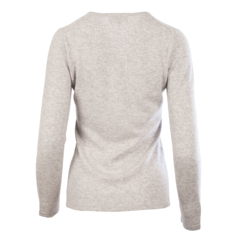 Women's Dunedin Cashmere 100% Cashmere Light Grey - Heritage Of Scotland - LIGHT GREY