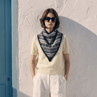 Women’s Lambswool Fair Isle Neck Scarf – Made in Scotland - BLACK - Heritage Of Scotland -