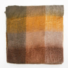 Women’s Soft Check Scarf – Oversized Plaid Winter Wrap with Tassel Fringe - New Camel Check - Heritage Of Scotland -