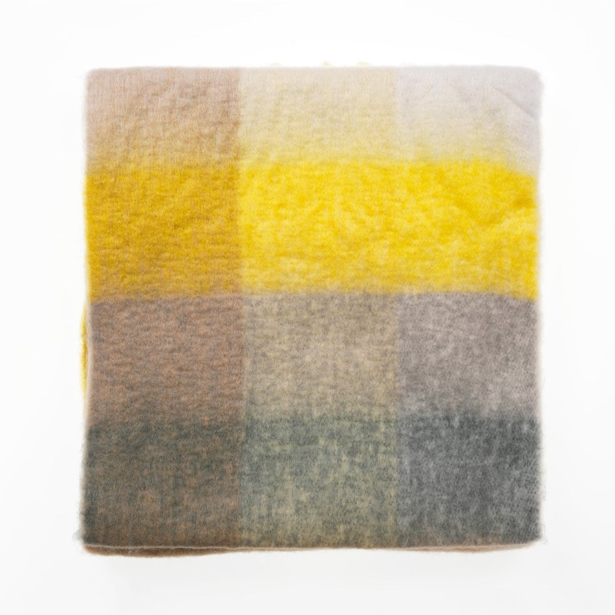 Women’s Soft Check Scarf – Oversized Plaid Winter Wrap with Tassel Fringe - Orche Check - Heritage Of Scotland -