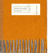 Woodside Check Blanket Throw - Natural - Heritage Of Scotland - 