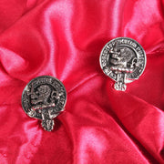 Young Clan Badge, Kilt Pin, Lapel Pin, Cufflinks, Keyring/Key Fob & Gift Set — Fine Pewter by Art Pewter — Made in Scotland (Shiny Finish) - Heritage Of Scotland - Cufflinks
