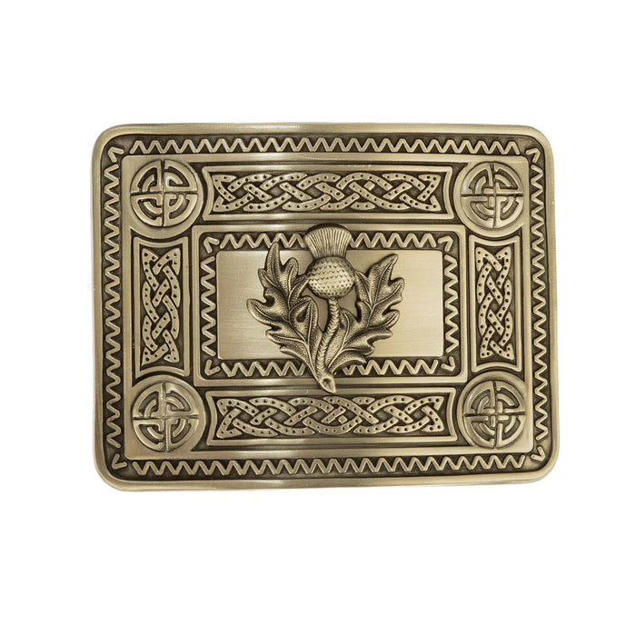 Antique Thistle Knot Buckle