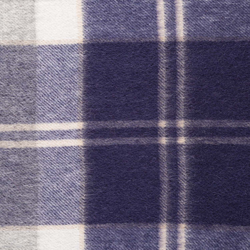100% Cashmere Blanket Bannockbane Silver - Heritage Of Scotland - BANNOCKBANE SILVER